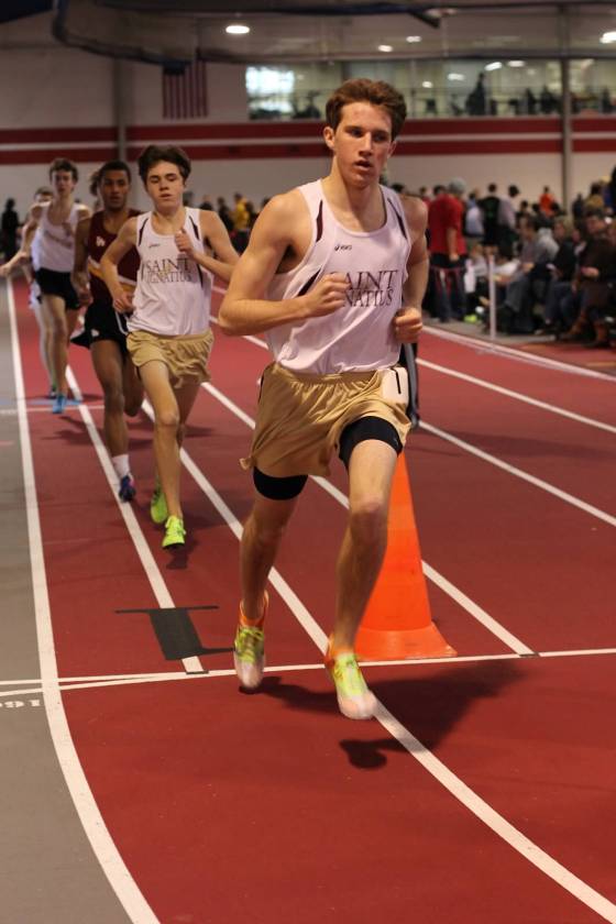 St. Iggy's Chris Korabik & Andy Weber go 1-2 in 3200m/Steven Bulgarin photo